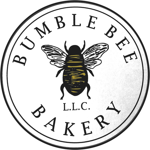 Bumble Bee Bakery logo: a bumble bee inside a round seal